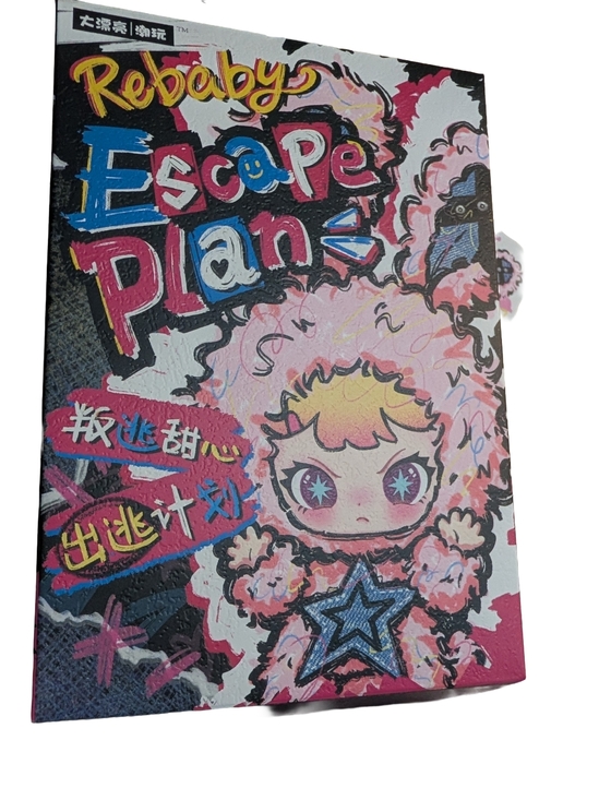 Baby Three Rebaby Escape Plan Cloud Haven New Authentic Cute Vinyl Plush - Picture 3 of 6